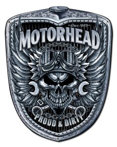 Motorhead Grill Vintage Sign, Other, Metal Sign, Wall Art, 24 X 30 Inches