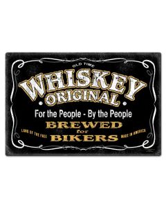 Whiskey Original Vintage Sign, Bar and Alcohol , Metal Sign, Wall Art, 30 X 20 Inches