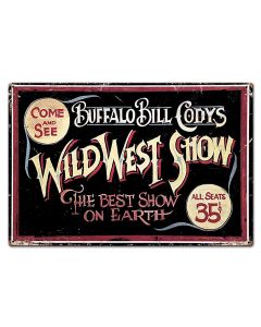 Wild Bill Vintage Sign, Other, Metal Sign, Wall Art, 30 X 20 Inches