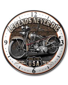 Legends Never Die, Other, Metal Sign, Wall Art, 14 X 14 Inches