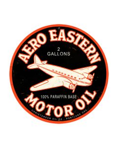 Aero Eastern Vintage Sign, Aviation, Metal Sign, Wall Art, 28 X 28 Inches