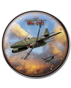 Me-262 Jet, Military, Metal Sign 1, Wall Art, 14 X 14 Inches
