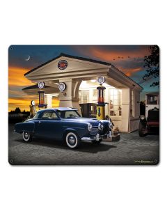 1950 Studebaker, Automotive, Metal Sign, Wall Art, 15 X 12 Inches