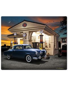 1950 Studebaker, Automotive, Metal Sign, Wall Art, 24 X 30 Inches