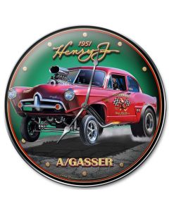 1951 Henry J Gasser, Automotive, Metal Sign, Wall Art, 14 X 14 Inches