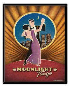 Moonlight Tango, Automotive, Metal Sign, Wall Art, 24 X 30 Inches