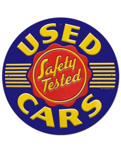 Used Cars, New Products, Metal Sign, Wall Art, 28 X 28 Inches