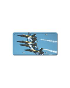 Blue Angels, Military, Metal Sign, Wall Art, 6 X 12 Inches