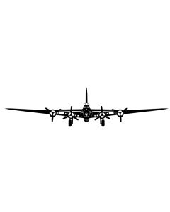 B-17 Flying Fortress Vintage Sign, Aviation, Metal Sign, Wall Art, 40 X 10 Inches