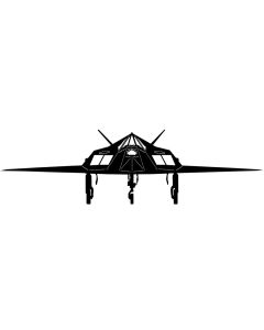 F117 Stealth Fighter Vintage Sign, Aviation, Metal Sign, Wall Art, 42 X 16 Inches
