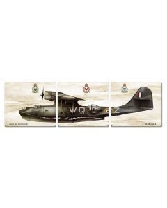 Catalina I, Aviation, Metal Sign, Wall Art, 16 X 14 Inches