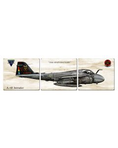A-6E Intruder, Aviation, Metal Sign, Wall Art, 16 X 14 Inches