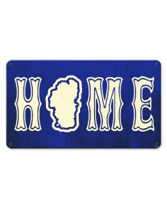 Home Tahoe Vintage Sign, Travel, Metal Sign, Wall Art, 14 X 8 Inches