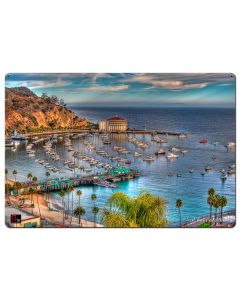 Boats Casino Catalina Island Vintage Sign, Bar and Alcohol , Metal Sign, Wall Art, 36 X 24 Inches