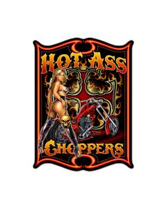 Hot Ass Vintage Sign, Other, Metal Sign, Wall Art, 14 X 19 Inches