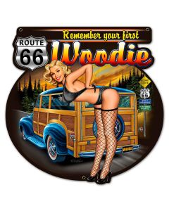 Woodie 2, New Products, Metal Sign, Wall Art, 24 X 24 Inches