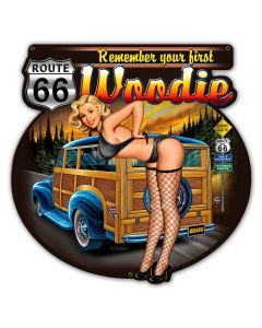 Woodie 2, New Products, Metal Sign, Wall Art, 30 X 30 Inches