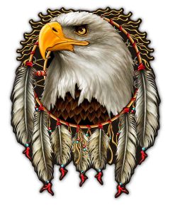 W EAGLE DREAM, Other, Metal Sign, Wall Art, 14 X 18 Inches