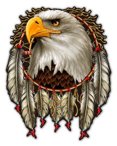 W EAGLE DREAM, Other, Metal Sign, Wall Art, 29 X 37 Inches