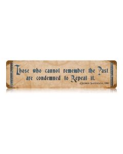Repeat The Past Vintage Sign, Oil & Petro, Metal Sign, Wall Art, 20 X 5 Inches