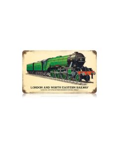 London And North Eastern Railway Vintage Sign, Trains, Metal Sign, Wall Art, 14 X 8 Inches