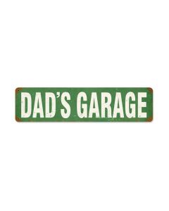 Dad'S Garage Vintage Sign, Transportation, Metal Sign, Wall Art, 20 X 5 Inches