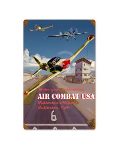 Air Combat, Other, Metal Sign, Wall Art, 12 X 18 Inches