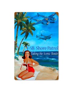 Shore Patrol, Other, Metal Sign, Wall Art, 12 X 18 Inches