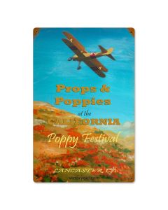 Poppy Festival, Other, Metal Sign, Wall Art, 12 X 18 Inches