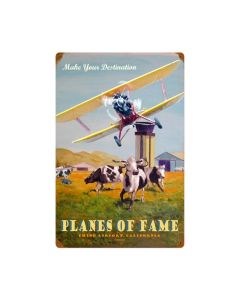Planes Of Fame, Other, Metal Sign, Wall Art, 16 X 24 Inches