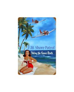 Shore Patrol, Other, Metal Signs, Wall Art, 12 X 18 Inches