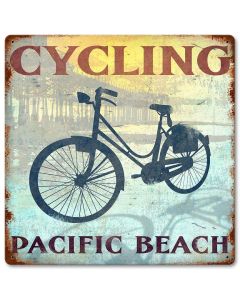 Cycling Pacific Beach Vintage Sign