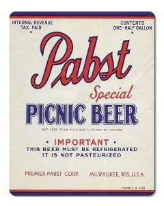 Pabst Picnic Beer