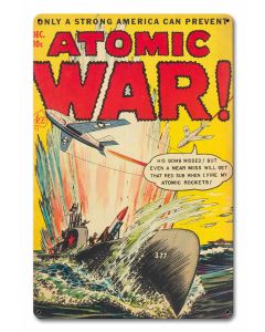 Atomic War 12 x 18 Satin
