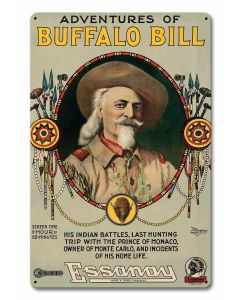 Adventures of Buffalo Bill 12 x 18 Satin