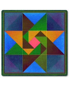 Triangle Quilt Blue