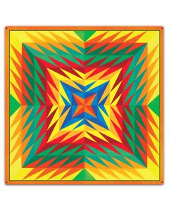 Reverse Triangle Quilt 36 x 36 Custom Shape