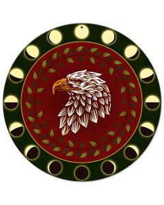Eagle And Branches Hex Sign 14 x 14 Round