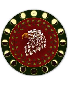Eagle And Branches Hex Sign 28 x 28 Round