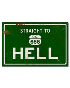Hell Grunge Road Sign