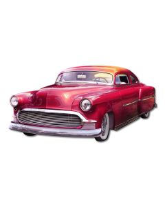 Chevy Cut out Metal Sign 24in X12in