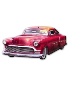 Chevy Cut out Metal Sign 36in X18in