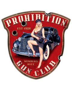 Prohibition Gun Club Shield