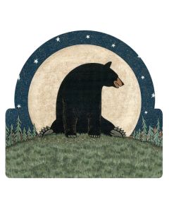 Bear Moon Vintage Sign