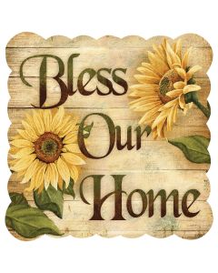 Bless Our Home Vintage Sign