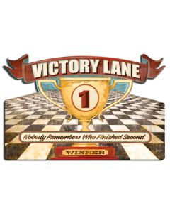 Victory Lane Vintage Sign