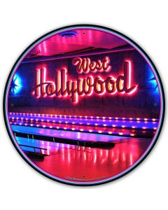 West Hollywood Metal Sign 28in X 28in