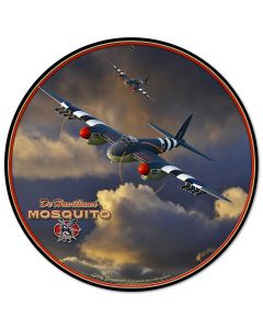 Mosquito WWII Airplane 14in Round