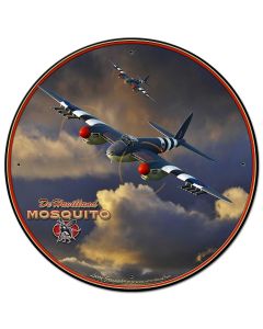 Mosquito WWII Airplane 28in Round