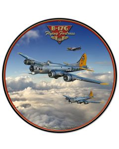 B-17 Flying Fortress 14 x 14 Round